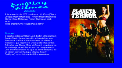 Planeta Terror (2007)#Comédia,Terror# Quentin Tarantino
