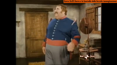 ZORRO 2x22 - ZORRO E LA FANCIULLA DALLA FERVIDA IMMAGINAZIONE (2^ serie tv)