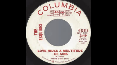 Esquires (1966) - Love Hides A Multitude of Sins
