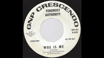 Foremost Authority (1968) - Woe Is Me
