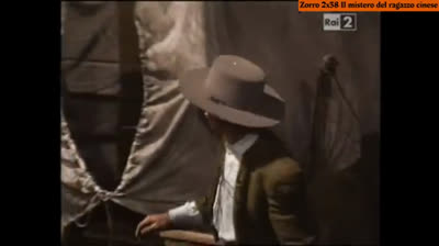 Zorro 2x38 - IL MISTERO DEL RAGAZZO CINESE (2^ serie tv)