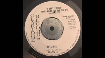 Guys Five (1966) - I Ain't Foolin' (You Won't Do The Rulin')