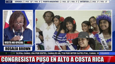 Congresista costarricense Rosalía Brown sacude República Dominicana