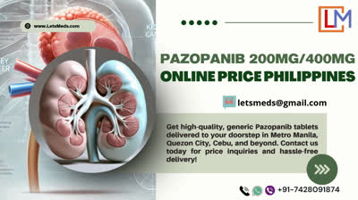 Pazopanib Tablet Price Online Philippines