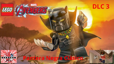 LEGO MARVEL Vengadores - DLC 3 (Pantera Negra Clásico) Gameplay por BakuganTVES