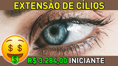 ? Curso EXTENSÃO DE CÍLIOS Online com Certificado Grátis