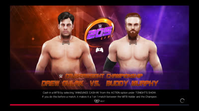 Buddy Murphy vs Drew Gulak (WWE 2K19)