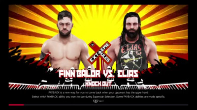 Finn Bálor vs Elias (WWE 2K19)