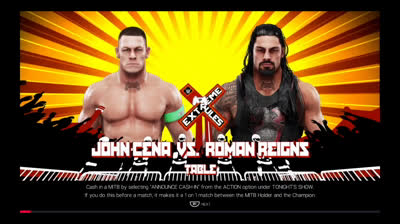 John Cena vs Roman Reigns (WWE 2K19)
