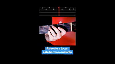 Melodía sencilla con tablatura