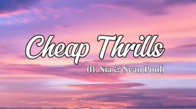 sia cheap thrill