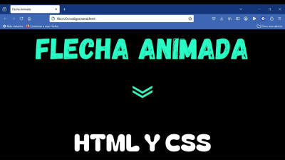 Cómo hacer una flecha animada en HTML y CSS - Web development