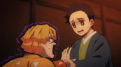 KIMETSU NO YAIBA TEMP1 CAP12  -  El jabalí muestra sus colmillos