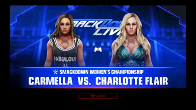 Charlotte Flair vs Carmella (WWE 2K19)