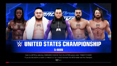 AJ Styles vs Jeff Hardy vs Andrade "Cien" Almas vs Samoa Joe vs R-Truth (WWE 2K19)