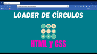 Cómo hacer un loader con círculos en HTML y CSS - Web development